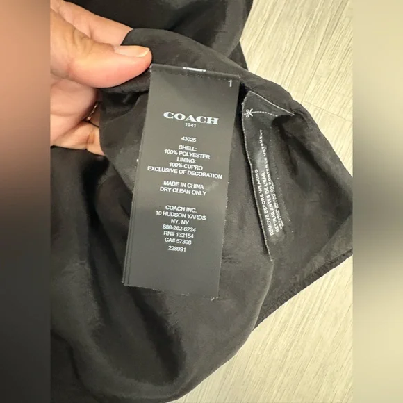 Coach Black A-Line Skirt - Picture 4 of 6